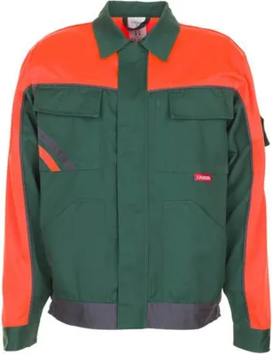 Produktbild von Größe 52 Herren Planam Visline V1 Bundjacke grün orange schiefer Modell 2412