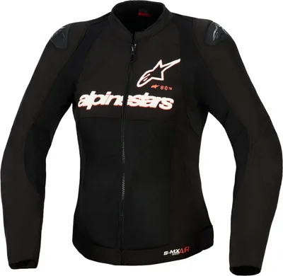Produktbild von Alpinestars Stella SMX Air Perforierte Damen Motorrad Textiljacke, schwarz/weiß/rot, S