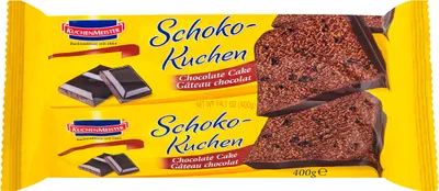 Produktbild von KuchenMeister Schoko Kuchen Rührkuchen mit Schokoladenstückchen 400g