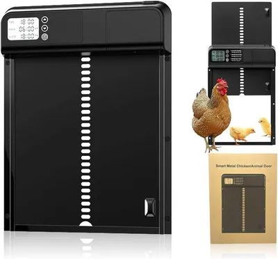 Obrázok produktu pre Automatický kupecký box – napájaný batériami, s programovateľným LCD displejom, vodotesný, vyrobený z hliníka, s funkciou ochrany pred zaseknutím a s časovačom