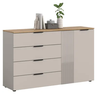 Produktbild von xonox.home Kommode Slide Kaschmir / Kaschmir 140 x 86 x 38 cm