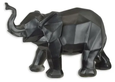 Produktbild von Figur Skulptur Elefant schwarz Replikat Retro Design Dekoration