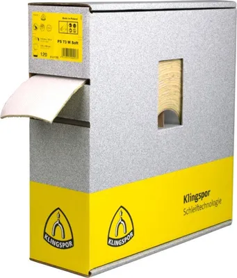 Obrázek produktu pro KLINGSPOR PAPÍROVÁ PODLOŽKA PS73BWF 115mm gr.180 (25mb)