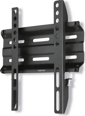 A black TV wall mount is shown against a white background.