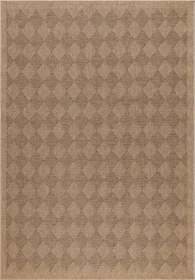 Produktbild von Villa Möbel Dhaeno Terrasse, Garten-Teppich, Outdoorteppich, Vintage Design, Farbe:Schwarz, Grösse:240x340 cm