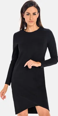 Produktbild von Teyli Asymmetrisches Baumwollkleid Isabella Female 216102 schwarz S