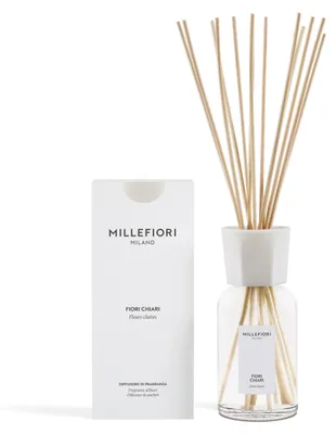 Zdjęcie produktu dla Millefiori Milano, dyfuzor do pomieszczeń "Fiori Chiari" z patyczkami (77DIFI)
