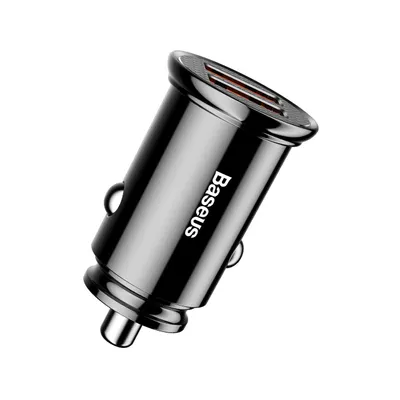 Obrázek produktu pro Baseus Circular BS-C16Q1 CCALL-YD01 30W nabíječka do auta se dvěma zásuvkami USB Quick Charge 3.0