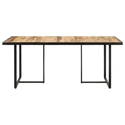 Immagine prodotto di Tavolo da Pranzo 160 cm in Legno Massello di Mango Grezzo
