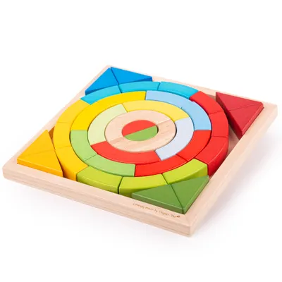 Produktbild von Bigjigs Toys Faltbögen und Dreiecke aus Holz