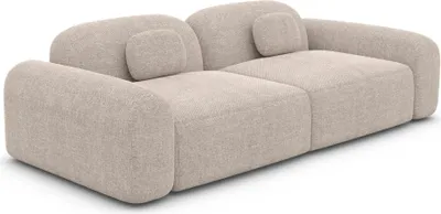 Produktbild von Strukturstoff 2-Sitzer Couch Nuvia Beige