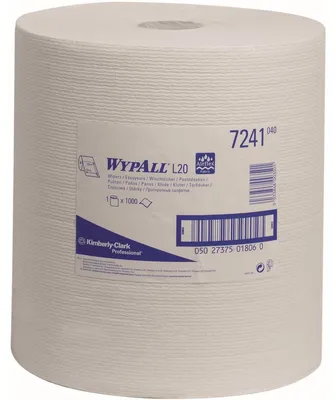 Produktbild von Wischtücher Wypall L10 Extra+ 1-lagig 38,5x32,5cm Großrolle weiß
