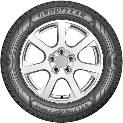 Produktbild von Goodyear Vector 4SEASONS Cargo 195/65 R16 104T, Allwetterreifen  fÃ1/4r Kleinlaster, Rollwiderstand E, Nasshaftung B, 71 dB externes Rollgeräusch