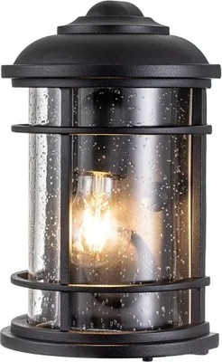 Produktbild von Lighthouse Outdoor Wandleuchte schwarz strukturiert  Feiss FE-LIGHTHOUSE-7-BLK