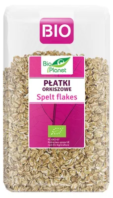 PŁATKI ORKISZOWE BIO 1 kg - BIO PLANET