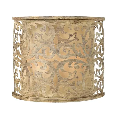 Immagine prodotto di Lampada da parete di design con paralume in lino Carabel 2xE14 40W Hinkley