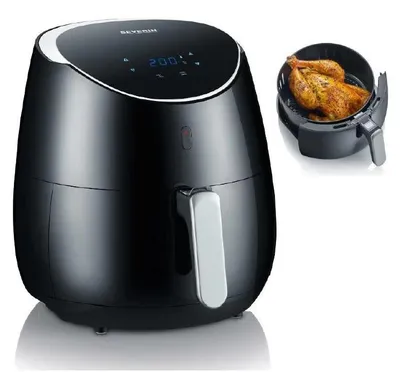 Produktbild von Severin FR 2445, Heißluftfritteuse, 5 l, 1,5 kg, 80 °C, 200 °C, 60 min