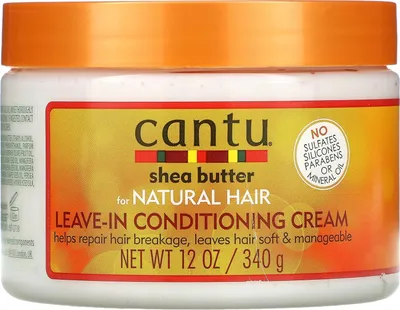 Obrázok produktu pre Cantu | Maska na vlasy Bambucké maslo - 340 G - Pre kučeravé vlasy - Hydratačná - Bez oplachovania