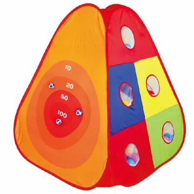 Produktbild von PIXINO Kinderzeltgarnitur mit Tunnelpool mit Bällen
