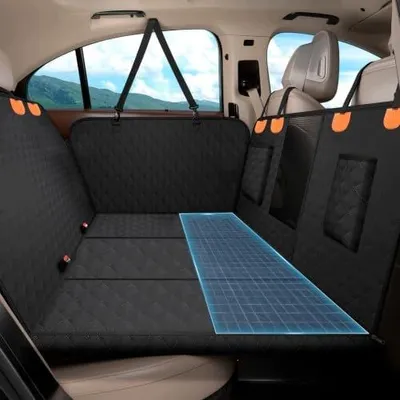 Zdjęcie produktu dla Koc dla psa na tylną kanapę 135X60 cm wodoszczelny antypoślizgowy