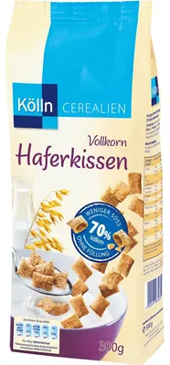 Obrázok produktu pre Kölln chrumkavé ovsené vankúšiky klasické 70 % celozrnné 300 g