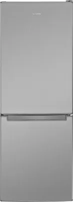 Produktbild von Bomann Kühlschrank mit Gefrierfach 143cm hoch | Kühl Gefrierkombination 173L mit 3 Ablagen & 3 Schubladen | Türanschlag wechselbar | leise Kühlgefrierkombi 40db | Kühlschrank KG 7331 inox