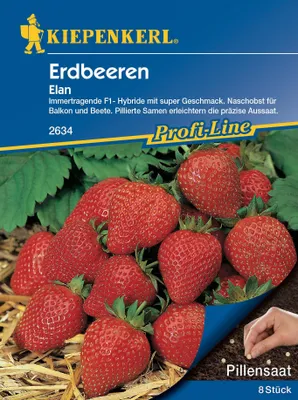 Produktbild von [STREICHUNG 2025] Erdbeere Elan (Pillensaat) | Erdbeersamen von Kiepenkerl