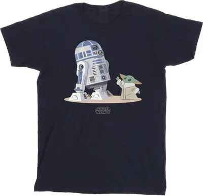 Image de Star Wars - T-shirt "The Mandalorian" pour garçon BI37506 (152-158) (Bleu marine)