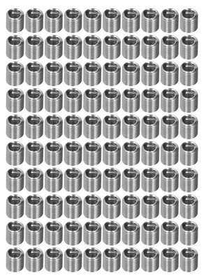 Immagine prodotto di 100 inserti filettati maschio-femmina, dadi riduttori, utensile di riparazione, acciaio inossidabile, tappi M6x12D