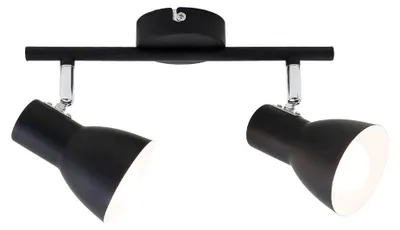 Produktbild von Deckenleuchte Spotleuchte Retro schwenkbar E14 25 W schwarz Metall Briloner
