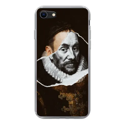 Produktbild von MuchoWow® Handyhülle Schutzhülle Hülle für iPhone SE 2022 Wilhelm von Oranien - Alte Meister - Adriaen Thomasz Silikon Softcase Handy Hülle - Schutzhülle