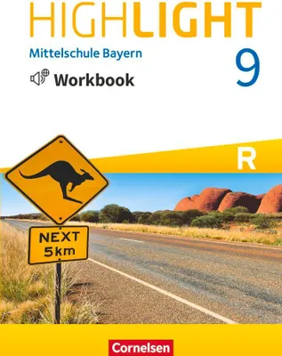 Produktbild von Highlight 9. Jahrgangsstufe - Mittelschule Bayern - Workbook mit Audios online
