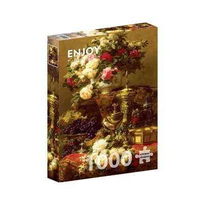Image de ENJOY Puzzle Jean-Baptiste Robie : Fleurs et fruits 1000 pièces