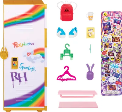 Zdjęcie produktu dla Rainbow High Locker Playset, Szafa dla lalek, 4 lat(a)