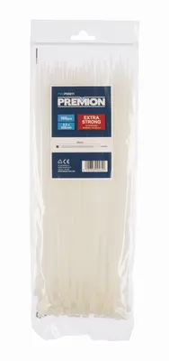 Immagine prodotto di PREMION PREP00011 - Nastri di serraggio bianchi 4,8 x 300 mm 100 pz