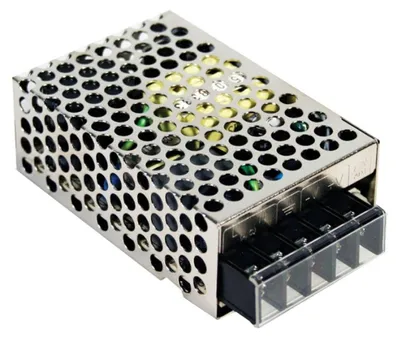 Obrázok produktu pre LED napájací zdroj, 26,4 W, 24 V, 1,1 A; značka MeanWell, model RS-25-24