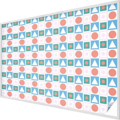 Obrázok produktu pre Vitrážová fólia na okno - 146x200 cm - vitrážový vzor - nepriehľadná dekoratívna fólia na ochranu súkromia - samolepiaca, UV ochrana - abstraktné vzory