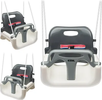 Image de Balançoire pour bébé 3in1 gris