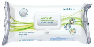 Obrázek produktu pro Mikrozid universal p utěrky premium maxi na povrchy, 80 ks