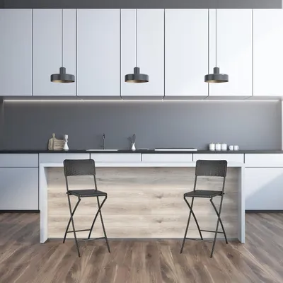 Produktbild von Klappbare Barhocker, wetterfeste Rattan-Optik