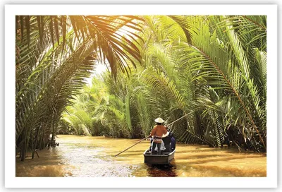 Produktbild von Poster - Poster ohne Rahmen - Fluss Mekong £ódŸ - 91,5x61 cm - Wand Bild - Wanddeko - Wandbilder - Kunstposter - Wandposter - Bilder - Kunstdruck - Wanddekoration - Wandbild - P2XAA91x61-4695