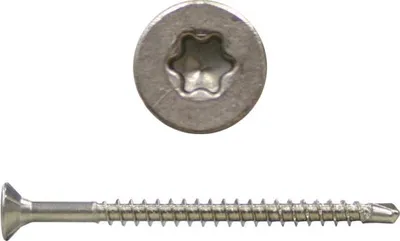 Produktbild von 100 Stk. Spanplattenschrauben mit Bohrspitze 6,0x140 Edelstahl V2A