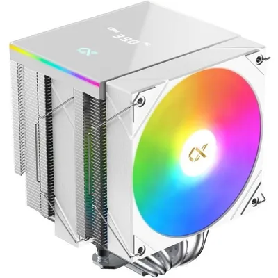 Produktbild von CPU-Kühler – XIGMATEK AK6 Dual Digital Arctic – AMD AM5/AM4 – 2x 120 mm ARGB-Lüfter – Weiß