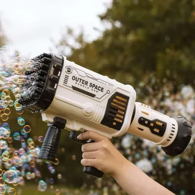 Imagen del producto de Thumbs up! 1002788 ThumbsUp! Seifenblasenpistole "Raketenwerfer" 60Löcher  weiß