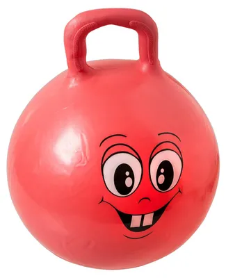 Zdjęcie produktu dla Idena 40093 Idena Hüpfball Happy Face rot Kunststoff 45,0-50,0 cm
