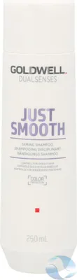 Produktbild von Goldwell Dualsenses Just Smooth Shampoo, 250 ml, mit Kukuinussöl für Farbschutz und brillanten Glanz
