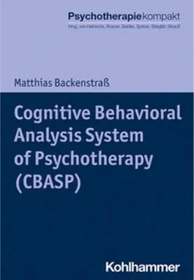 Obrázek produktu pro Cognitive Behavioral Analysis System of Psychotherapy (CBASP)