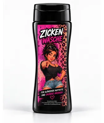 Produktbild von Zickenwäsche – lustiges 3-in-1 Duschgel & Geschenk