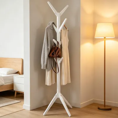 Produktbild von Holz Mantelhalter,Modernes Design Mantelhalter,Wohnzimmer Mantelhalter(nur mit Mantelhalter)