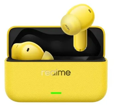 Zdjęcie produktu dla Bezprzewodowe słuchawki REALME Buds T500 Pro w kolorze żółtym (TWS)